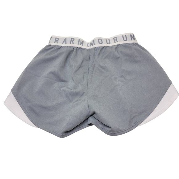 Lot of 2 Under Armour Women's Play Up Shorts XS Gray HeatGear Loose & Pink/Black - Picture 4 of 12